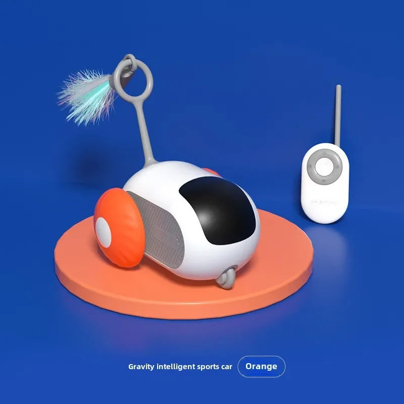 Interactive Remote Control Cat Toy Car-5