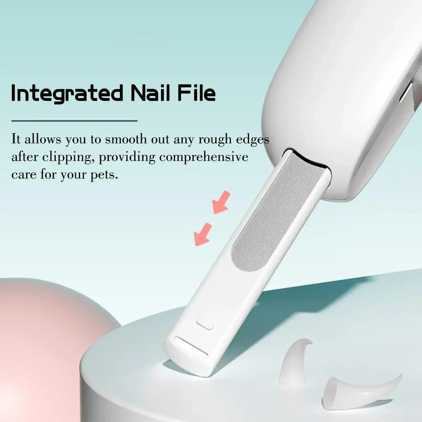 Ergonomic Adjustable Pet Nail Clippers for Dogs & Cats-3