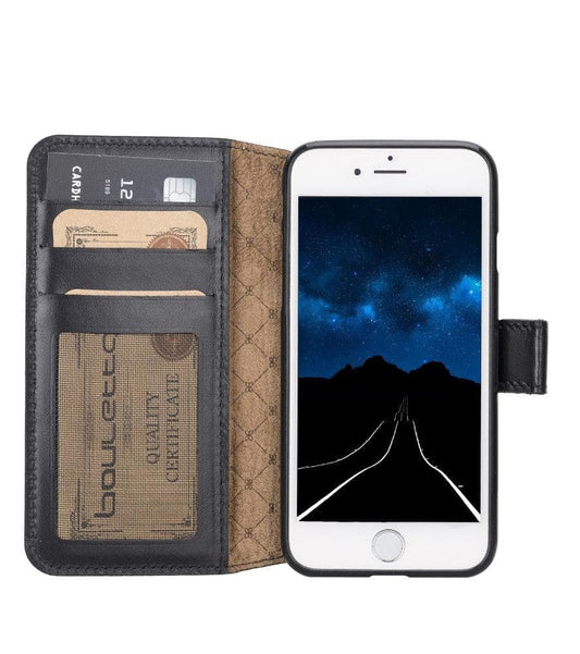 Apple iPhone 7 8 SE2 SE3 Series Leather Book Case Phone Cases-0