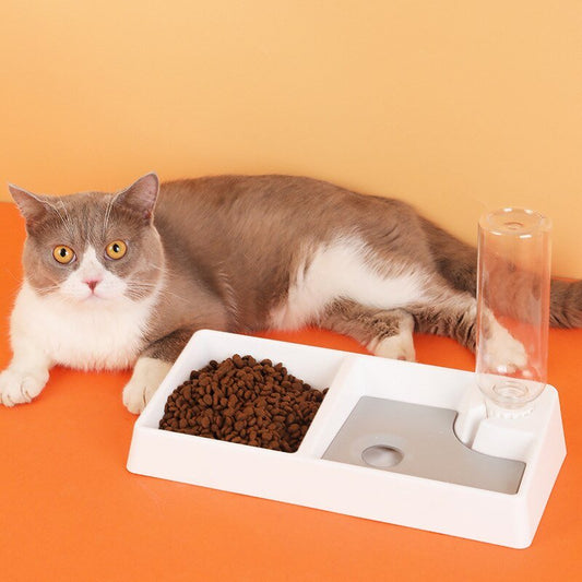 Cat Bowl Dog Water Feeder Bowl Cat Kitten Drinking Fountain Food Dish Pet Bowl Goods Automatic Water Feeder for Cat Dog-0