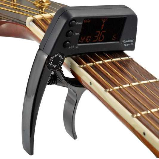 Guitar Tuner Capo 2 in 1 Musical Instrument Key Trigger Tuner Musical Enjoyable Instrument Supplies for Bass Violin-0